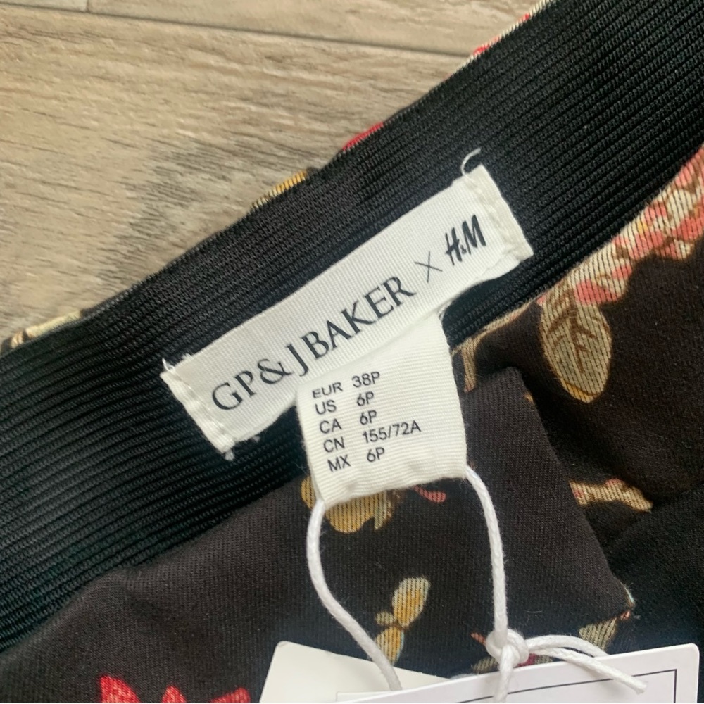 GP & Baker x H&M Floral Birds Print Slacks Pants - Picture 8 of 16